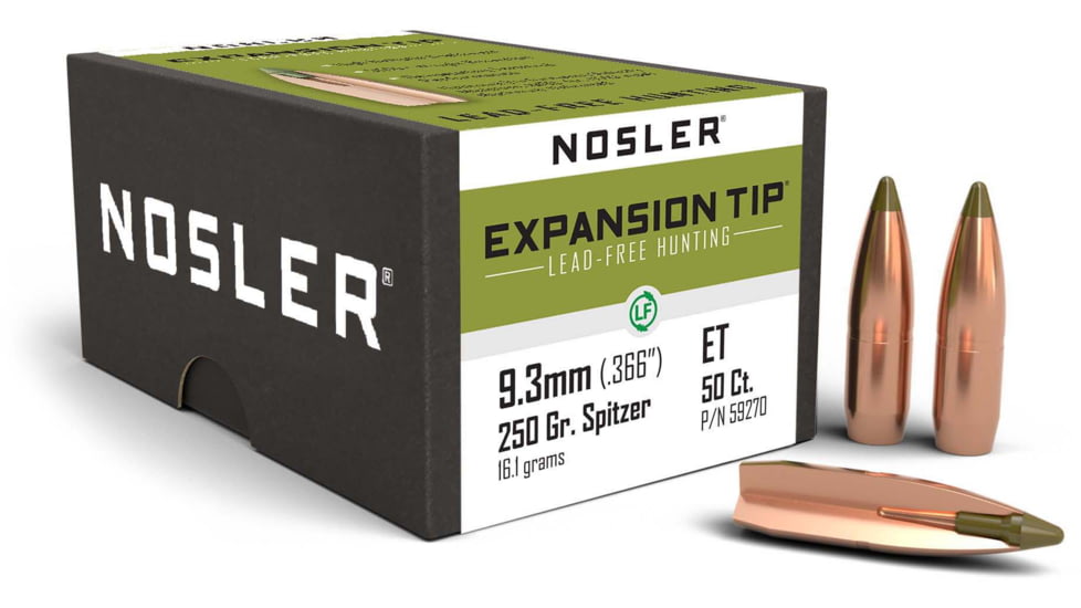 Nosler E-Tip Rifle Bullet 9.3mm 250gr, 50ct, 59270