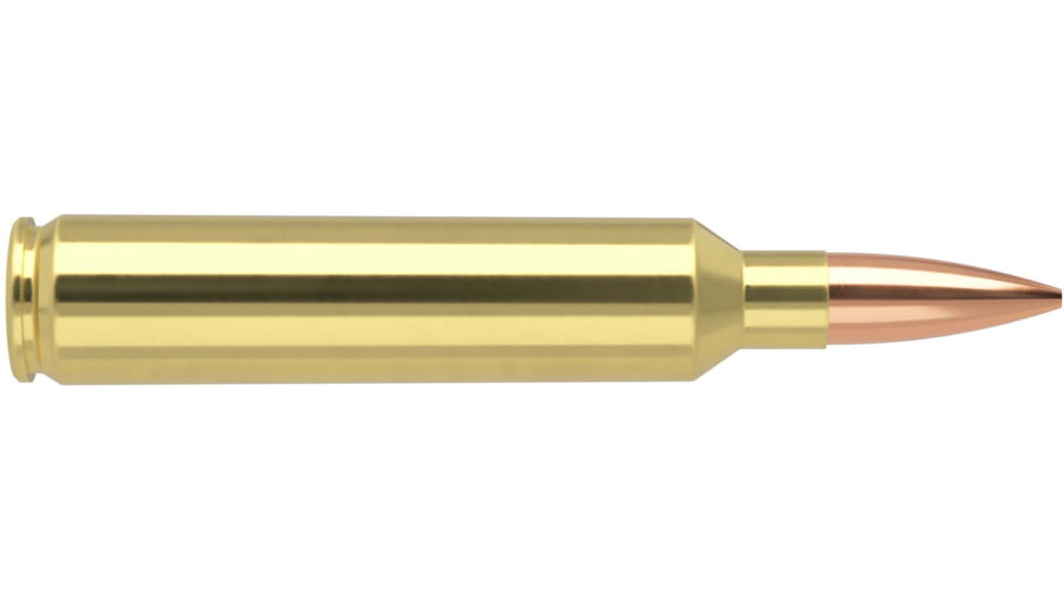 Nosler Match Grade .28 Nosler 168 Grain Custom Competition Brass Cased Centerfire Rifle Ammo, 20 Rounds, 51287