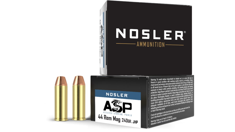 Nosler 44 Mag 240gr Asp Jhp 20rd 10bx/cs