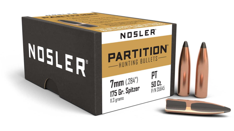Nosler Partition Rifle Bullet 7mm 175gr, 50ct, 35645