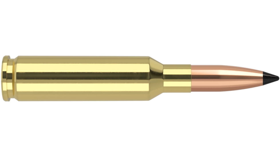 Nosler Varmageddon 6.5mm Creedmoor 90 Grain Flat Base Tipped Brass Cased Centerfire Rifle Ammo, 20 Rounds, 65175