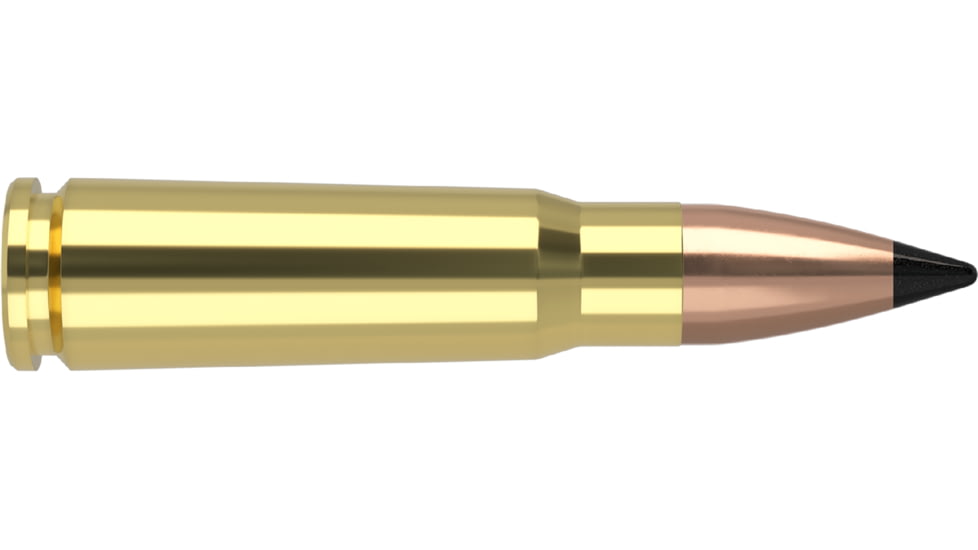 Nosler VMA 7.62x39mm 123 Grain Flat Base Tipped Varmageddon Brass Cased Centerfire Rifle Ammo, 20 Rounds, 60176