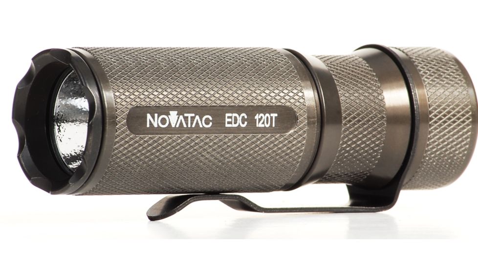 Novatac Everyday Day Carry Gun Metal Flashlight 120E-PT