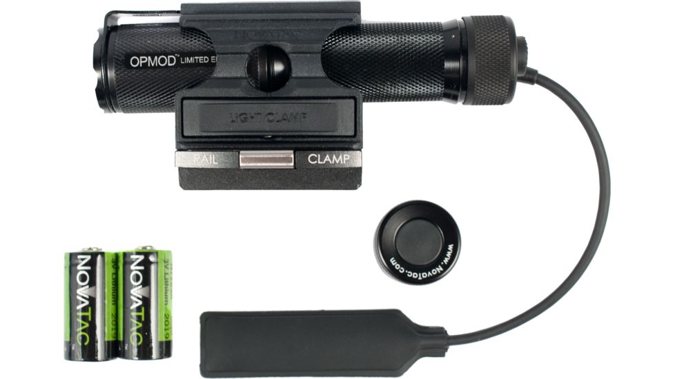 Novatac OPMOD SO120 Limited Edition Flashlight w/ Gun Mount Kit - Black