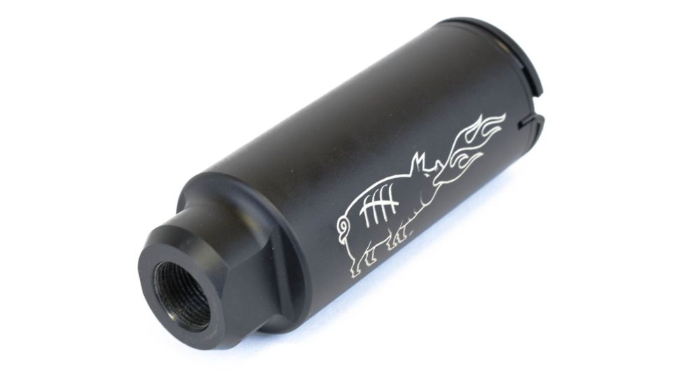 Noveske KX5 Flash Suppressor, 1/2x28 Threads, 1/2 crush washer, Black, 05000519