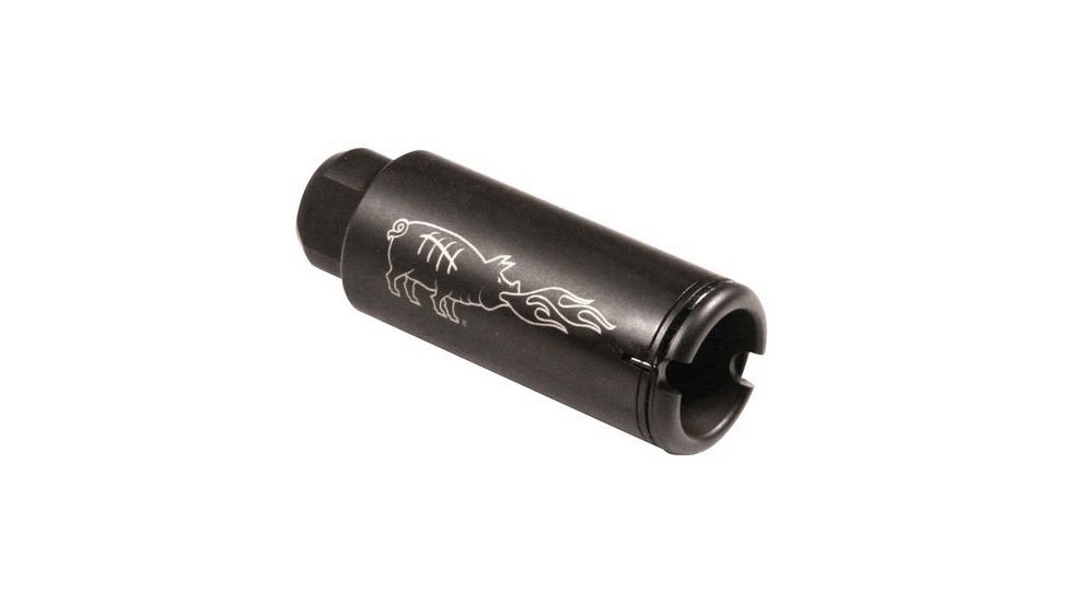 Noveske KX5 Flash Suppressor, 1/2x28 Threads, 1/2 crush washer, Black, 05000519