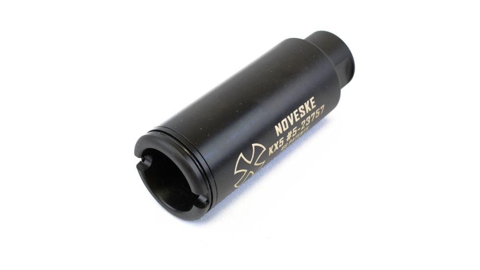 Noveske KX5 Flash Hider, 5/8x24 Threads, 5/8 crush washer, Black, 05000520