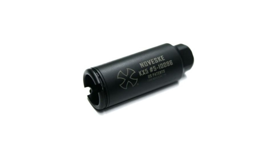 Noveske KX5 Flash Hider, 5/8x24 Threads, 5/8 crush washer, Black, 05000520