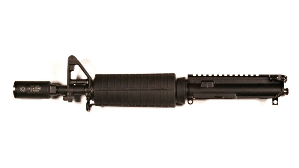 Noveske Light Shorty Gen 1 5.56 Basic Upper Receiver, 10.5in Barrel, Carbine Length, 1-7 Twist, 1/2-28 Thread, M4 Type Handguard, Manganese Phosphate, Black, 03000094