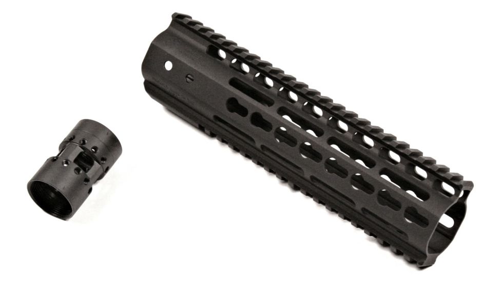 Noveske N4 Hybrid Rail, Keymod, 9in, Black, 05000458