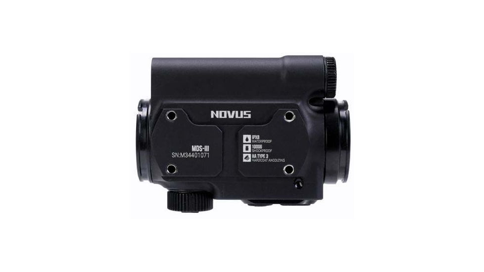 NOVUS Precision MDS3 22mm Day Time Only Micro Red Dot Sight, 2 MOA Dot Reticle, Black, MDS-03-RD-D-BLK