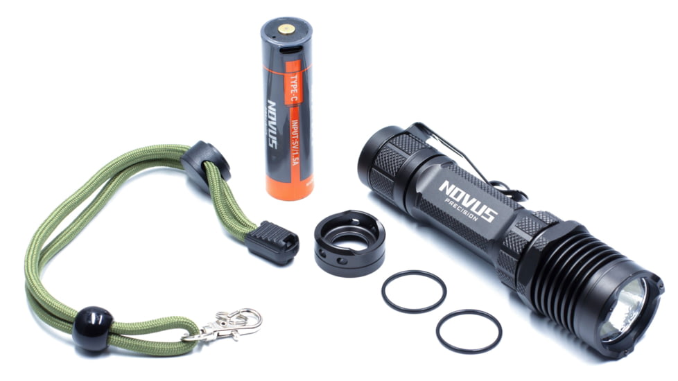 NOVUS Precision T32 Verthandi Tactical 18650/CR123A 2000lm LED Flashlight