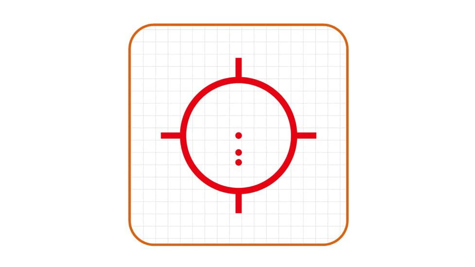 NOVUS Precision PDS-1 Prismatic Red Dot Sight, 1x25mm, Military Reticle, PDS-01-RM-BLK