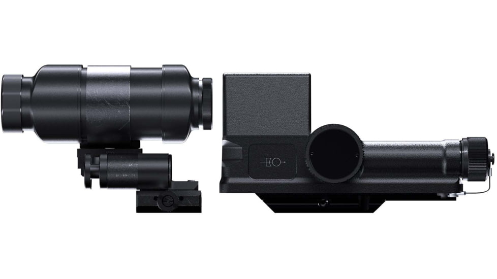 NOVUS Precision PDS-1 Prismatic Red Dot Sight w/ PM-1 3x Prismatic Magnifier Combo, 1x25mm, Military Reticle, CMB-M3P1-RM-BLK
