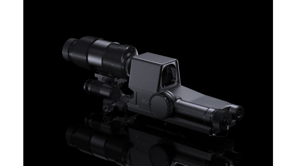 NOVUS Precision PDS-1 Prismatic Red Dot Sight w/ PM-1 3x Prismatic Magnifier Combo, 1x25mm, Military Reticle, CMB-M3P1-RM-BLK