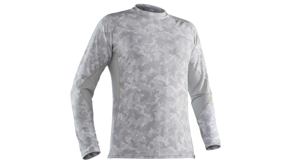 NRS Baja Sun Shirt - Men's, Ice Gray Camo, XXL 10009.01.104