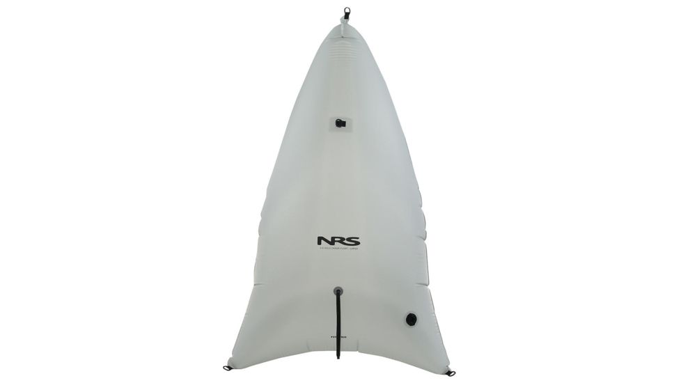 NRS Canoe 3-D Long Solo Float, Gray 50085.01.100