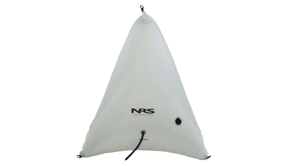 NRS Canoe 3-D Short Solo Float, Gray 50086.01.100