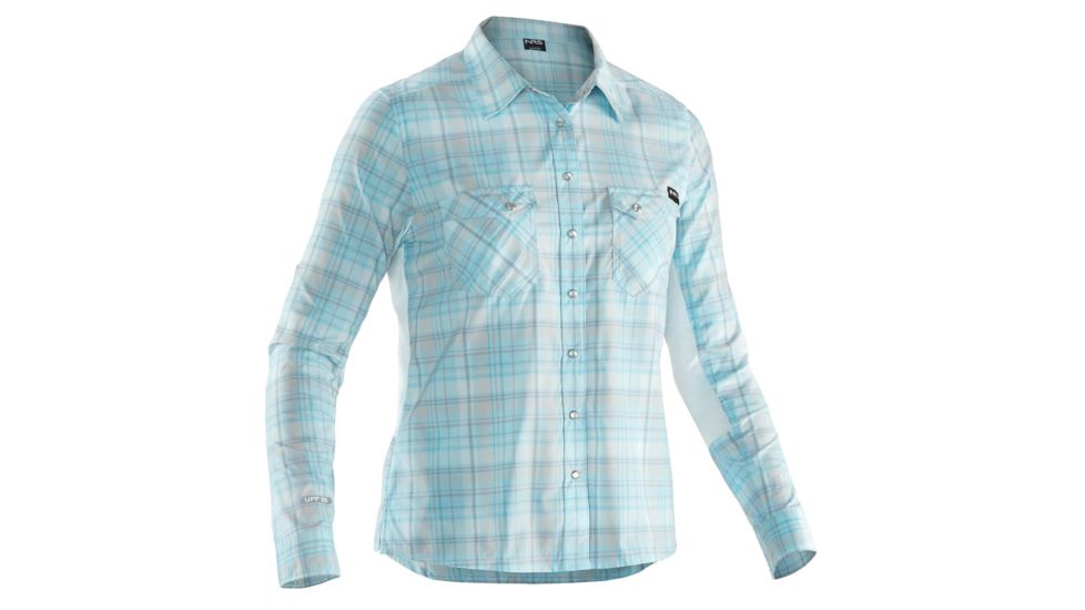 NRS Guide Long-Sleeve Shirt - Women's, Pale Blue, L 10013.01.103