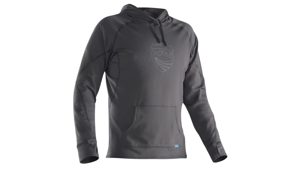 NRS H2Core Lightweight Hoodie - Men's, Gunmetal, S 10120.03.100