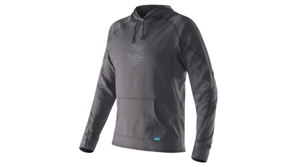 NRS H2Core Lightweight Hoodie - Men's, Gunmetal, S, 10120.03.100