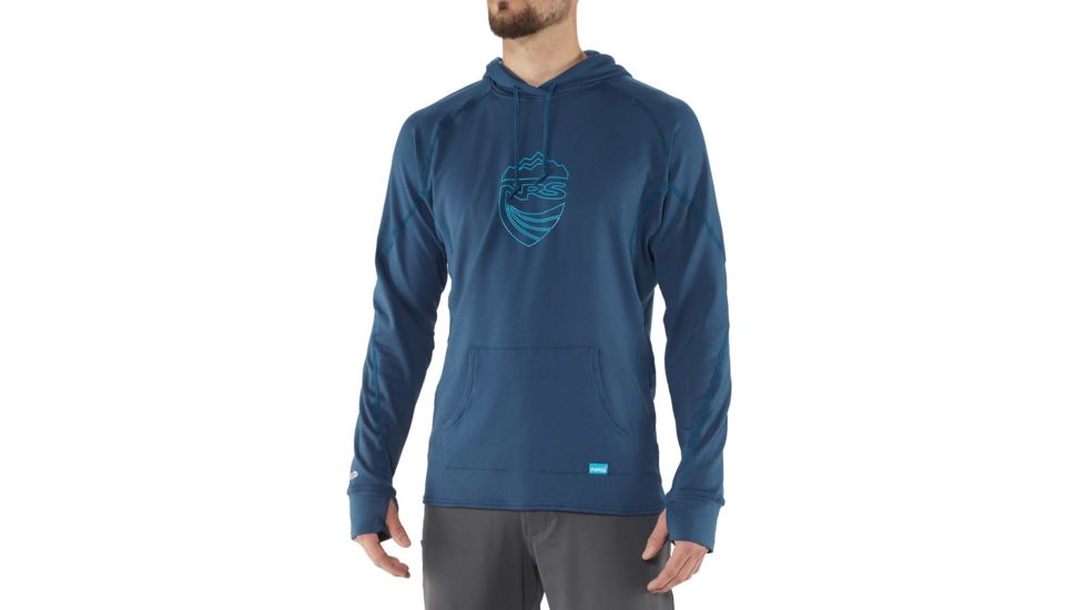 NRS H2Core Lightweight Hoodie - Men's, Moroccan Blue, XXL, 10120.03.109