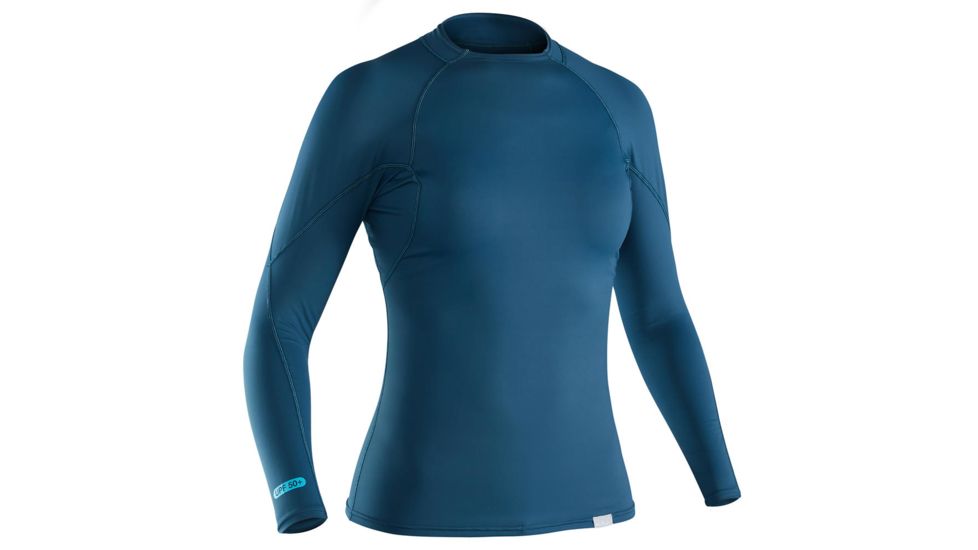 NRS H2Core Rashguard Long-Sleeve Shirt - Women's, Moroccan Blue, XL 10021.05.104