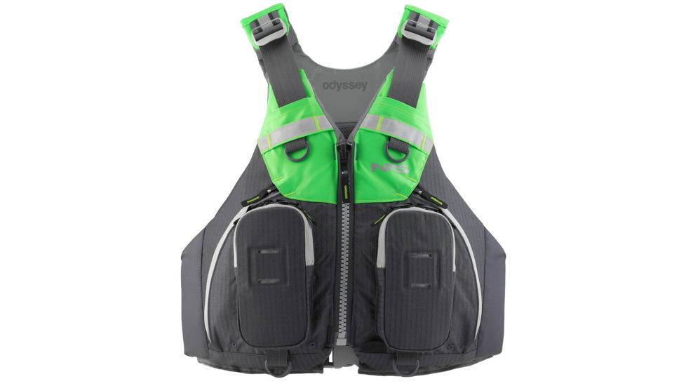 NRS Odyssey PFD - Life Jacket - Mens, Charcoal, Extra Small/Medium, 40124.01.100