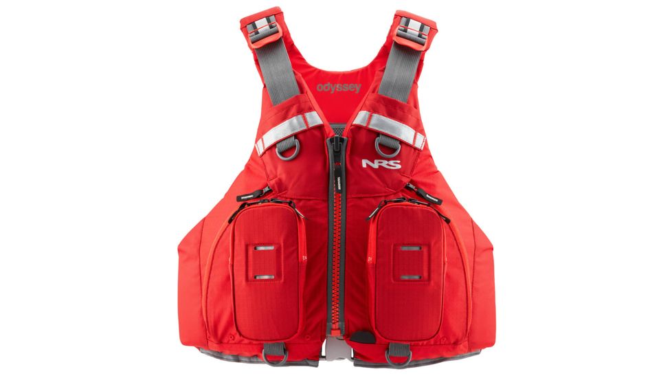 NRS Odyssey PFD - Life Jacket - Mens, Red, Extra Small/Medium, 40124.01.101