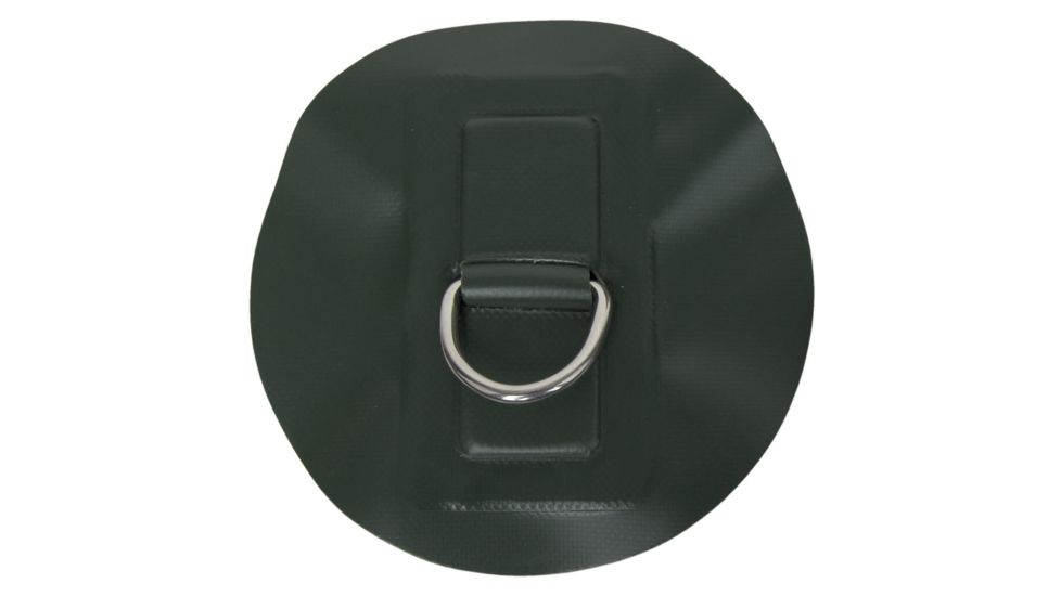 NRS Pike IK 1in D-Ring PVC Patch, Dark Green, 41/2in 38021.01.102