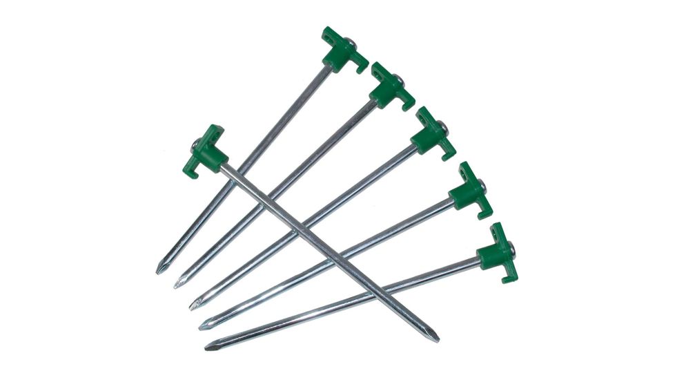 NRS River Wing Spare Metal Stakes,Pack of 6, Green 71629.01.100