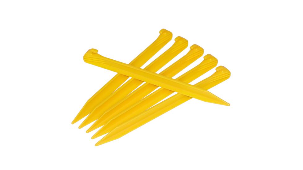 NRS River Wing Spare Plastic Stakes,Pack of 6, Orange 71628.01.100
