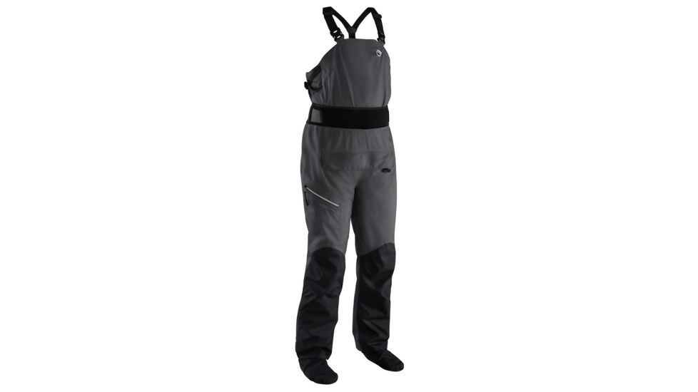 NRS Sidewinder Dry Bibs - Men's, Gunmetal, XXL 20025.02.104