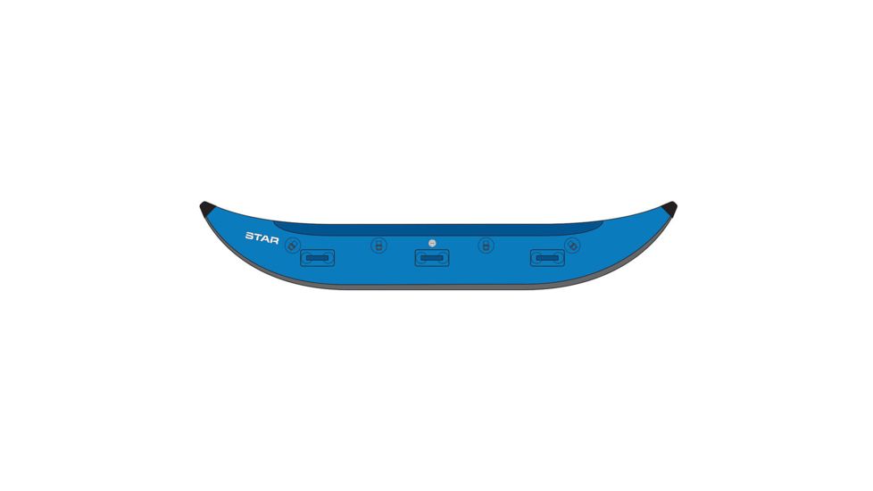 NRS STAR Kima 15 Cataraft, Blue, 15 Feet, 86232.01.100