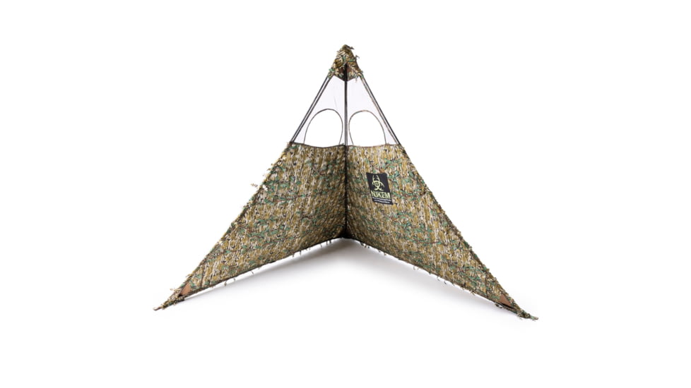 Nukem Grab &amp; Go Hunting Ground Blind, Green 3D Leafy Camo, Regular, NH23065266-0