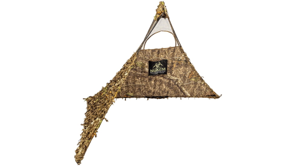 Nukem Grab &amp; Go Hunting Ground Blind, Mossy Oak Country Roots 3D Leafy, Regular, NK22034031-6