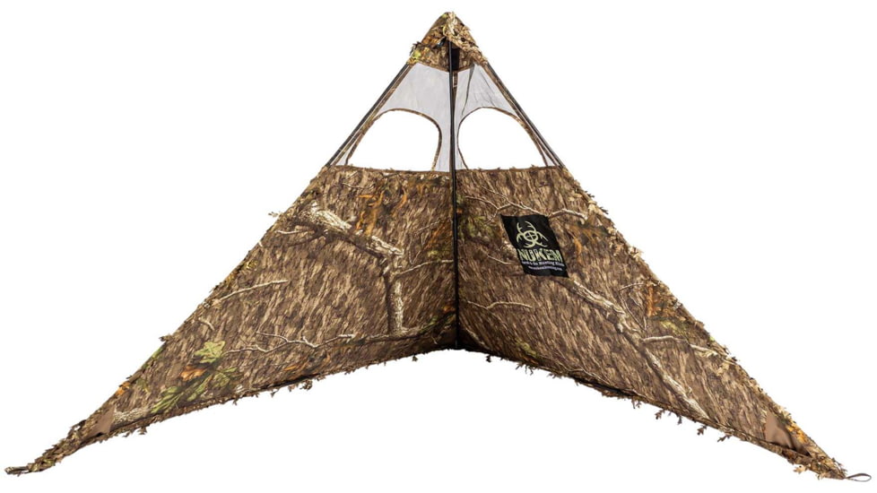 Nukem Grab &amp; Go Hunting Ground Blind, Mossy Oak Country Roots 3D Leafy, Regular, NK22034031-6