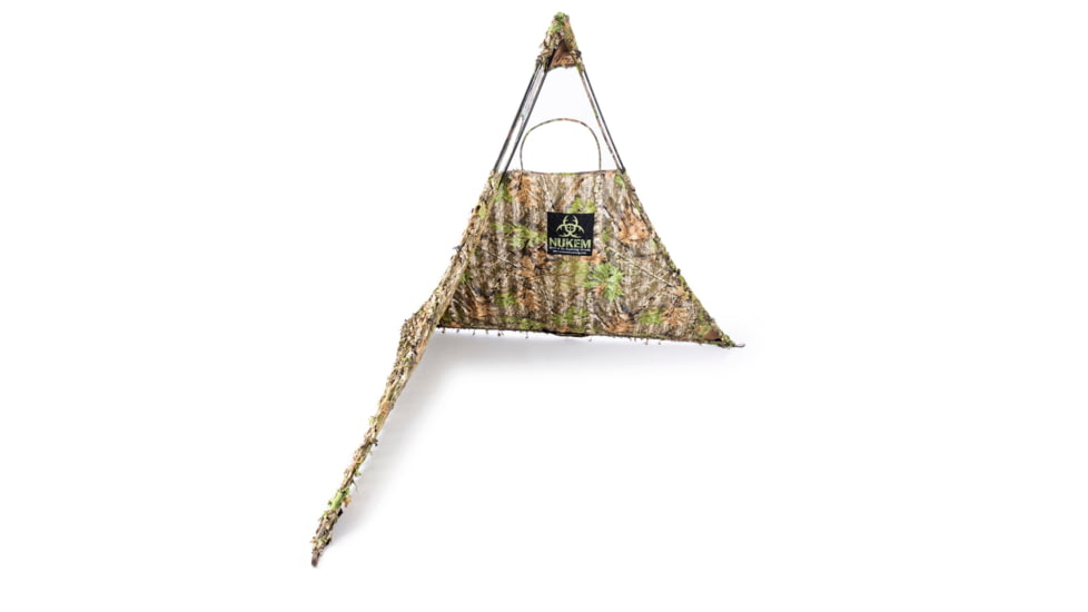 Nukem Grab &amp; Go Hunting Ground Blind, Obsession 3D Leafy Camo, Extra Large, NH23065265-2