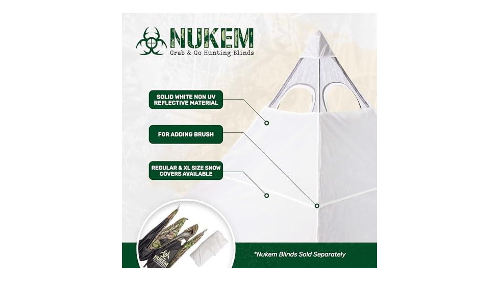 Nukem Snow Cover, White, Regular, NH23045060-0