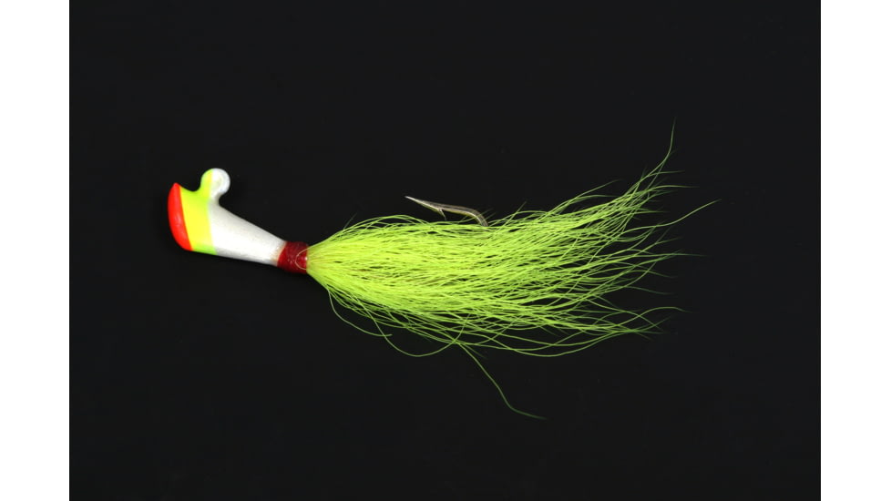 Nungesser Shad Dart, 1/16 oz Red/White Body Yellow Tail, 2 Pk, 4RDW-2