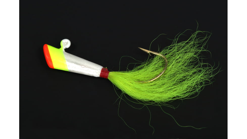 Nungesser Shad Dart, 1/2 oz Red/Yellow White Body Yellow Tail 1 Pk, 2RDY-1