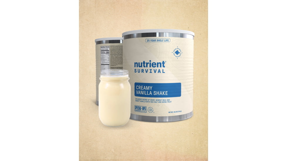 Nutrient Survival Creamy Vanilla Shake #10 Can 00094CE8, 8573