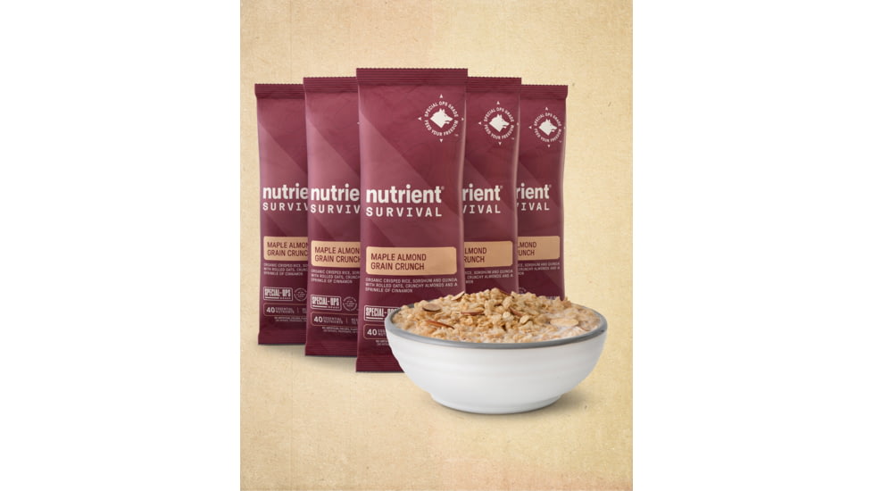 Nutrient Survival Maple Almond Grain Crunch Singles 5-Pack 4F98F828, 8746