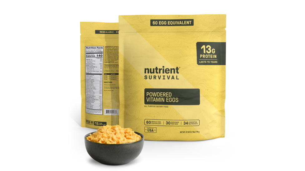 Nutrient Survival Powdered Vitamin Eggs Pantry Pack, 8476