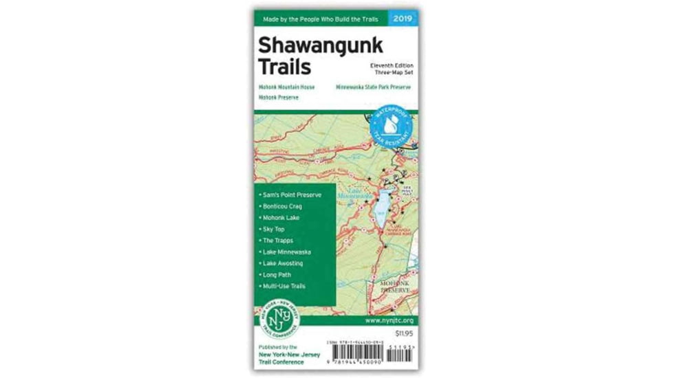 NY/NJ Trail Conference Ny-nj Tc Map Shawangunk Trl19 9781944450090
