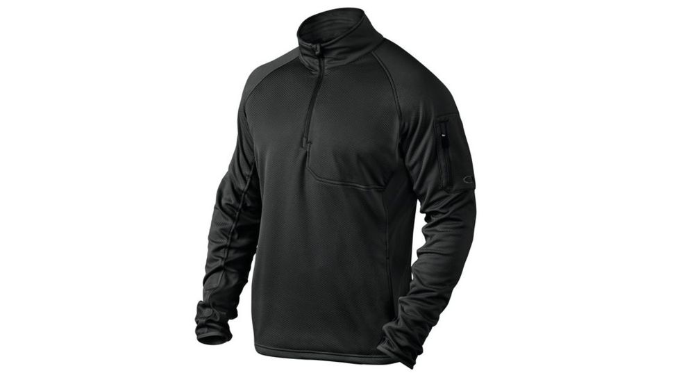 Oakley 1/4 Zip Fleece, Jet Black, Medium 461323-01K-MD