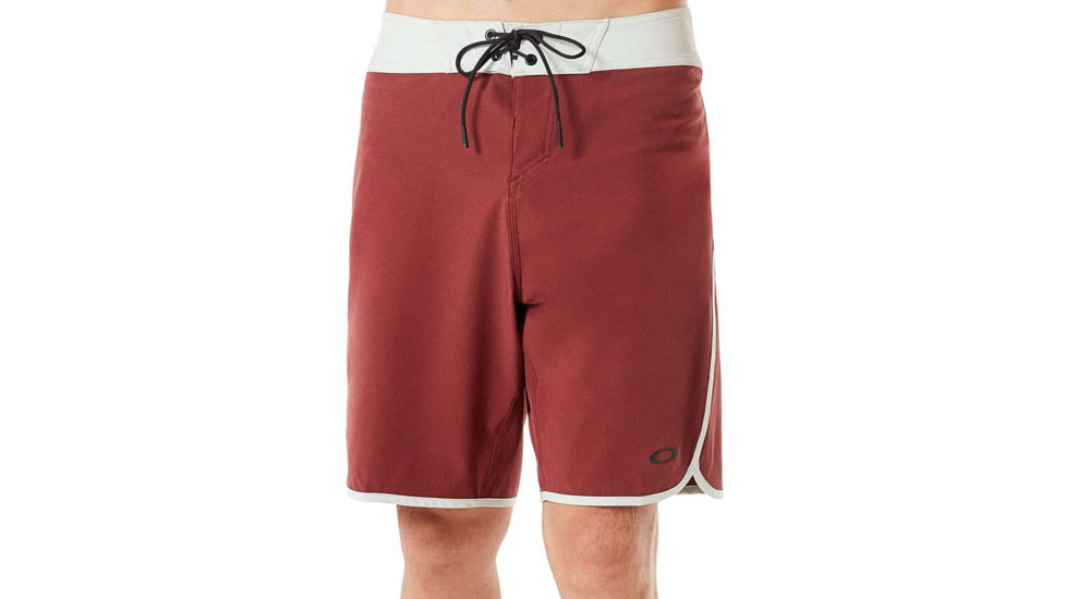 Oakley 19in Melange Contrast Details Boardshort - Mens, Iron Red Light Heather, 31, 482406-973-31