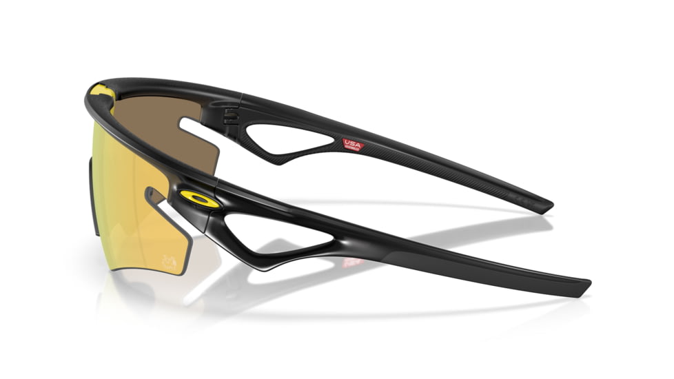 Oakley 2025 Tour De France Sphaera Slash Sunglasses, Matte Black Ink, PRIZM 24K Polarized, PRIZM 24K Polarized, OO9499-0836