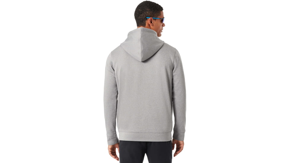 Oakley 360 Full Zip Fleece Hoodie - Mens, Athletic Heather Grey, Extra Large, 461536-24G-XL