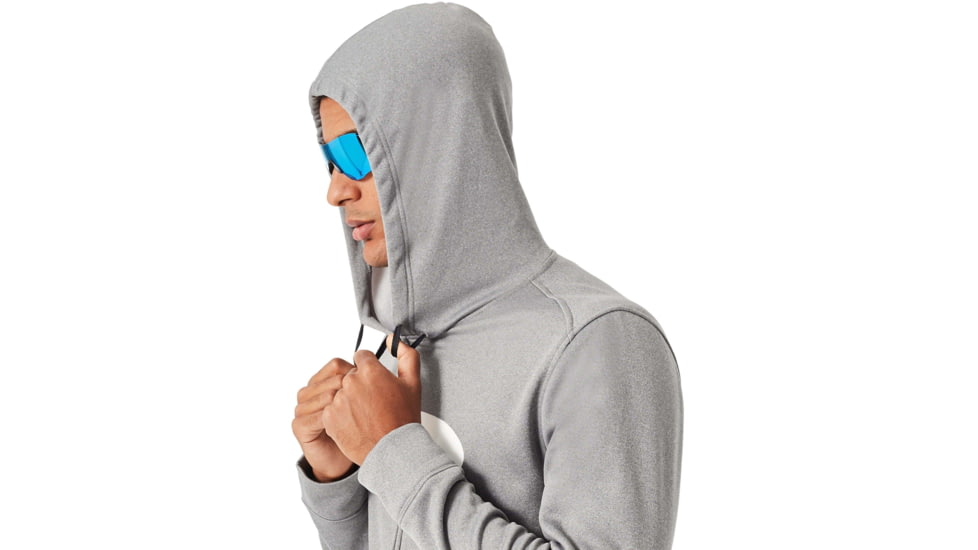Oakley 360 Full Zip Fleece Hoodie - Mens, Athletic Heather Grey, Extra Large, 461536-24G-XL